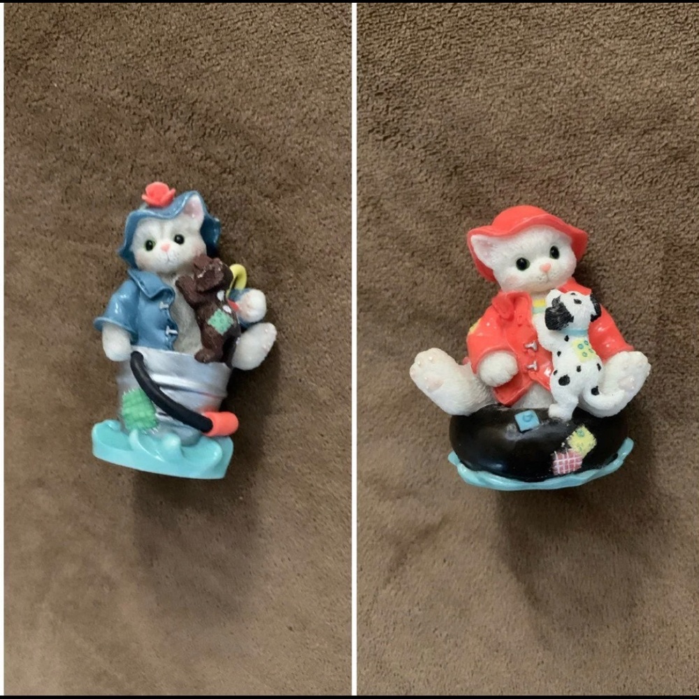 Priscilla Hillman Cats 1997 “Friendship Stays Afloat” & “Are Like Sunshine Rain”